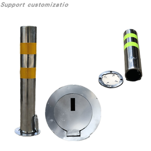 304 poteau droit en acier inoxydable bornes de <span class=keywords><strong>stationnement</strong></span> extérieures amovibles lumière de Protection IP10 réfléchissante de qualité ingénieur pour la route - Product Image 1