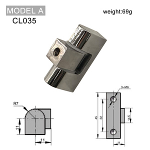 LIDA 2025 Bisagra CL035/CL038 Gabinete de 3 cajones de 180 grados Muebles ocultos Aleación de zinc para uso en exteriores y almacenes - Product Image 6