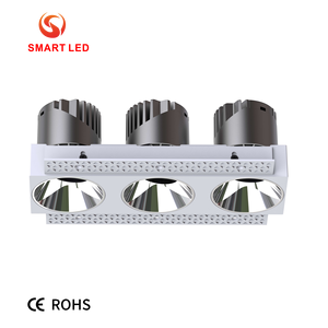 ไฟดาวน์ไลท์ LED แบบฝังฝ้าเพดานยิปซัม ยี่ห้อ SMART LED LMIITED มาตรฐาน CE ROHS ป้องกันแสงสะท้อน รูปทรงกลมและสี่เหลี่ยม - Product Image 3