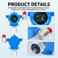 Detector de Gases Tóxicos SDDORE Fijo para Sulfuro de Hidrógeno y Amoníaco, RS485 4-20mA, Detector de Gases Combustibles H2S, NH3, H2, CH4, LEL para la Industria