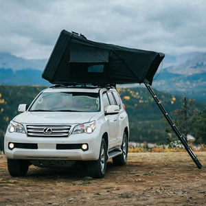 Carpa de techo impermeable para camping, para 4 personas, con bolsa para zapatos, de lujo, con carcasa rígida de ABS, con escalera. - Product Image 2