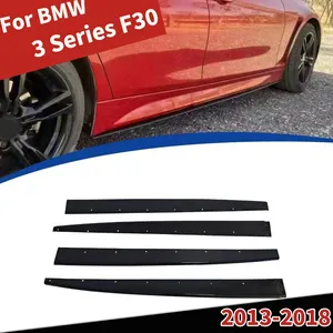 ชุดแต่งรอบคันสไตล์ 4 ชิ้น สำหรับรถยนต์ BMW ซีรีส์ 3 F30 ปี 2013-2018 ชุดป้องกันกันชนข้าง สปอยเลอร์ใต้ท้องรถ - Product Image 1