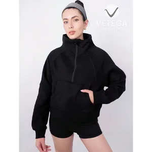 Sudadera Ligera Deportiva con Media Cremallera para Mujer Vetega - Product Image 2