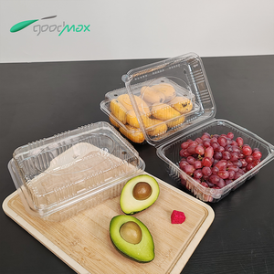 <span class=keywords><strong>Caja</strong></span> de Embalaje Transparente Desechable de Plástico PET de Grado Alimenticio Personalizada para Frutas - Product Image 3