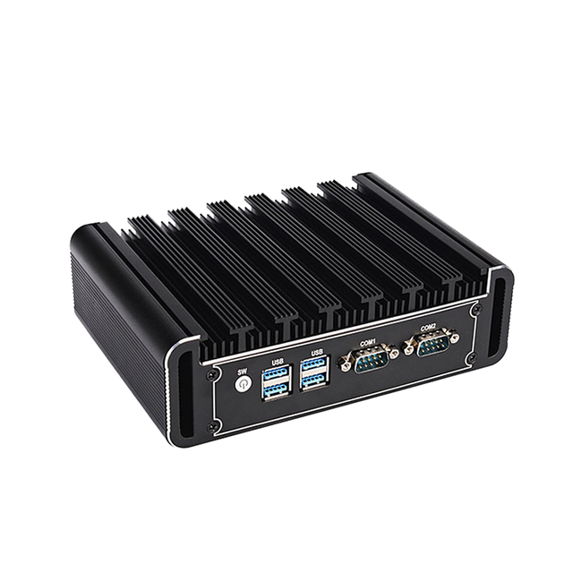 New Core I3/i5/i7 4200U/5500U Industrial Fanless Mini PC Linux/Ubuntu/Rugged with SSD Storage 1-Year Warranty