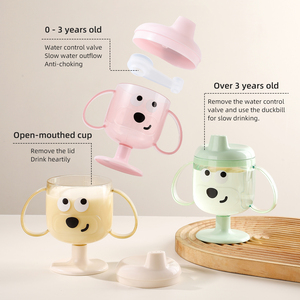 Support OEM – Nouveaux produits pour bébés en silicone – Tasse d'apprentissage anti-déversement de 215 ml en forme de dessin animé pour enfants – Gobelets d'apprentissage pour tout-petits - Product Image 6