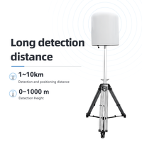 Détecteur de drones fixe longue portée 10KM, 100MHz-6000Hz RF, dispositif de détection et de localisation passifs de drones, détecte DJI Mini Air Mavic FPV