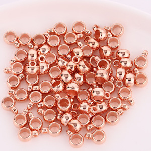 <b>Metal</b> Beads Single Hole Round Three Way Connector Gold Silver Gunmetal Black DIY Jewelry Making <b>Bracelet</b> Pendant Material - Product Image 4