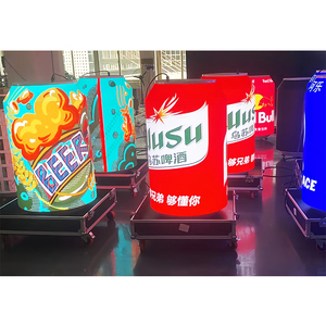 Thiết kế sáng tạo đồ uống có thể mô hình graffiti di chuyển bảng điều khiển hiển thị <span class=keywords><strong>LED</strong></span> Có thể màn hình có thể được sử dụng cho ngoài trời - Product Image 1