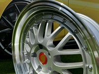 Nouvelle jante de luxe forgée multi-pièces dorée 20-22 pouces à déport profond avec baril argenté 5X112/120/130 pour Rolls Royce