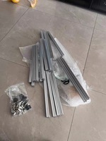 Perfil de Aluminio en Forma de T para Archivos Modernos, 40x40mm 30x30mm, Impermeable, Ecológico, Duradero, para Clientes Europeos, Sin Contrato