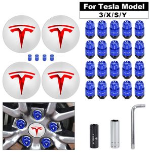 Kit d'écrous de roue Getitall Tesla 42 mm en alliage d'aluminium noir pour le remplacement et la réparation des modèles 3 et Y - Product Image 5