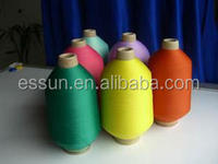 Fil élastique en nylon 70d/2 100d/2 avec 110tpm coloré sur cône
