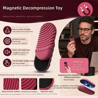 Nouveau jouet sensoriel anti-stress magnétique puissant en silicone pour les doigts, avec option de logo personnalisé et emballage en boîte