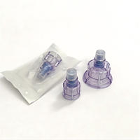 Mini-aiguille à pointe de 13 mm et 20 mm pour transfert de fluides IV avec raccord Luer Lock