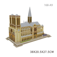 Puzzle 3D HTL Monuments Mondiaux – Kit de Modélisation Architecturale DIY – Jouet Éducatif pour Enfants et Adultes – Décoration d'Intérieur – Vente en Gros