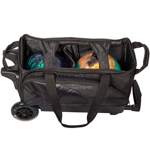 <span class=keywords><strong>Sac</strong></span> de <span class=keywords><strong>Bowling</strong></span> de luxe à Double rouleau, Logo personnalisé, roues de Sport, <span class=keywords><strong>sac</strong></span> avec roulettes, chariot à 2 balles - Product Image 2