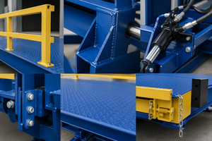 ทางลาดยกขึ้น-ลงรถบรรทุกไฮดรอลิก DH-B ทำจากเหล็กกล้าคาร์บอน รับน้ำหนักได้สูง ขายดี - Product Image 2