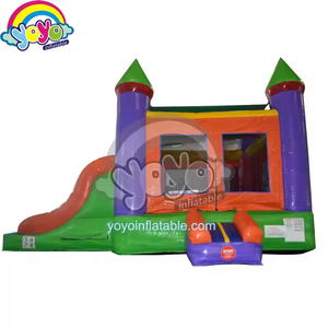 ชุดสไลเดอร์แบบโมดูลาร์ขนาดเล็ก 19 ฟุต รุ่น Mini Castle Combo พร้อมสไลเดอร์กันน้ำ IPX6 วัสดุ PVC เกรดเชิงพาณิชย์ รองรับน้ำหนักได้มาก - Product Image 1