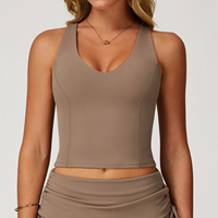 Maßgefertigtes Hochwertiges Übergrößen-Leichtgewicht Yoga-Top mit Schönem Rückendesign Schnelltrocknend Fitness-Oberteil für Damen Outdoor-Laufshirt