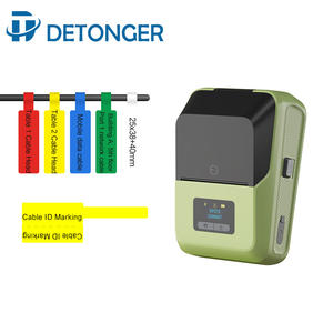 Imprimante thermique de codes-barres Detonger <span class=keywords><strong>DP27</strong></span>, imprimante d'étiquettes d'identification de câbles, imprimante mobile - Product Image 1