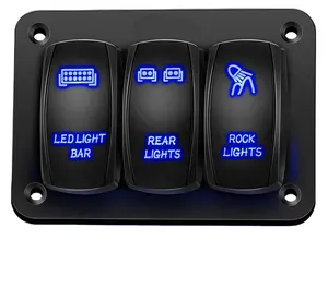 船用开关摇臂开关上的黑色<span class=keywords><strong>6</strong></span>针摇臂开关16A 250VAC - Product Image 1