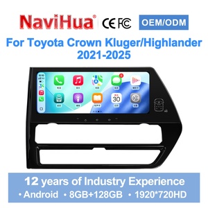 Navihua 12.3'' Android Car Radio Touch Screen Player Multimedia Carplay <b>Auto</b> Stereofor Toyota Crown Kluger/Highlander 2021-2025 - Product Image 1