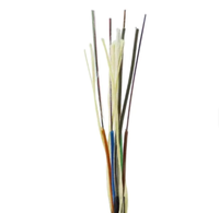 Kabel Serat Optik ADSS Single Jacket 12 24 48 Core All Dielectric Self Supporting Aerial Outdoor untuk Jarak Tempuh 100m