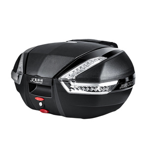 Vente en gros d'usine, <span class=keywords><strong>coffre</strong></span> de rangement arrière extra large en ABS <span class=keywords><strong>pour</strong></span> moto et vélo électrique, 47L - Product Image 1