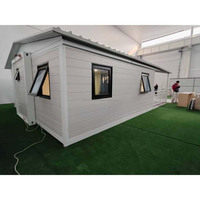 Maison modulaire portable extensible à double aile de 40 pieds pour hébergement temporaire