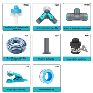 <span class=keywords><strong>Kit</strong></span> de sistema de <span class=keywords><strong>riego</strong></span> <span class=keywords><strong>por</strong></span> aspersión Boquillas de conexión rápida para ahorro de agua Sistema de <span class=keywords><strong>riego</strong></span> <span class=keywords><strong>por</strong></span> <span class=keywords><strong>goteo</strong></span> para jardín, <span class=keywords><strong>huerto</strong></span> y vivero - Product Image 6