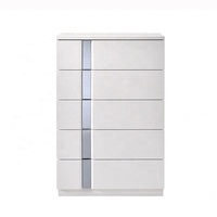 Blanc Reine Chambre Ensemble Meubles Vente Chaude Nordique En Bois Chambre À Coucher Haut Dos King Size Lit Double
