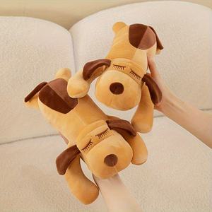 Perro de peluche personalizable, lindo muñeco de peluche, regalo de cumpleaños, relleno de algodón PP, etiqueta de logotipo personalizado, embalaje de etiqueta - Product Image 4