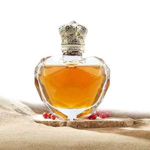 Collezionista Edizione 50ml 100ml di cristallo a forma di cuore nobile bottiglia di profumo unica vuota con corona intagliata - Product Image 5