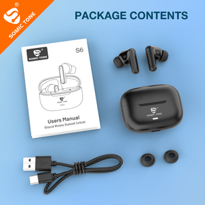 Audífonos Inalámbricos TWS USA&EU, Diseño <span class=keywords><strong>Air</strong></span> Style Pro, Cancelación de Ruido <span class=keywords><strong>MAX</strong></span>, con Micrófono, Control Táctil, Fábrica Gen Sport - Product Image 1