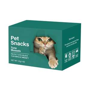 Snacks Premium pour Chats - Boîte Entière Vente en Gros Promotion de la Croissance des Chatons Haute Teneur en Protéines Sans Danger pour les Animaux ODM - Product Image 3