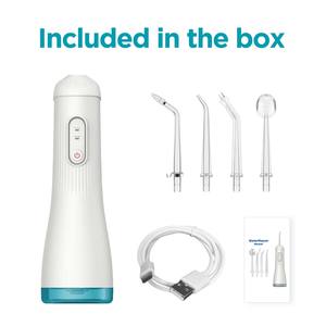 TAHATH Portable Rechargeable USB Cordless Handheld <b>Water</b> Dental <b>Flosser</b> with <b>Jet</b> Irrigator for Dental Care - Product Image 4