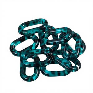 Chaîne décorative en résine époxy Signature, accessoire de chaîne artisanal haut de gamme avec un design artistique unique en résine, finition ultra brillante - Product Image 1