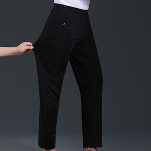 Offre Spéciale <span class=keywords><strong>Restaurant</strong></span> noir pantalon cuisine hôtel cuisine hommes travail pantalon Chef uniforme Polyester Chef pantalon femmes automne printemps - Product Image 3