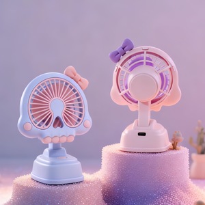 Ventilateur de bureau LingPan Skull 7-9,9 pouces alimenté par USB avec lumière et commande mécanique pour le refroidissement de la chambre des enfants - Product Image 2