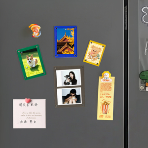 Tùy chỉnh trong suốt từ tủ lạnh khung ảnh <span class=keywords><strong>Acrylic</strong></span> tủ lạnh nam châm <span class=keywords><strong>Acrylic</strong></span> bức ảnh hình ảnh <span class=keywords><strong>plexiglass</strong></span> khung - Product Image 2