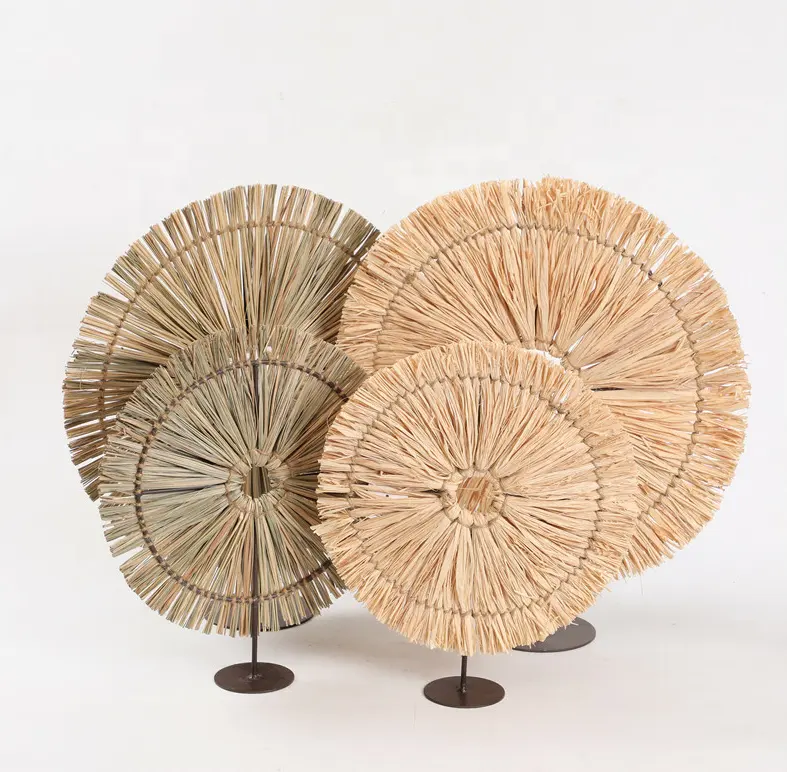 Luxury Sunshine Handmade Home Decorative Natural Raffia Table Decoration