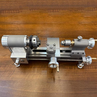 Mini tour de précision de bureau pour la fabrication de montres, l'ingénierie de modèles, le travail des métaux, outil de travail sur banc, micro-fraiseuse