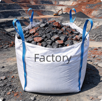 Sacs FIBC réutilisables pour l'industrie minière, minerais de minerai de fer, sacs jumbo robustes