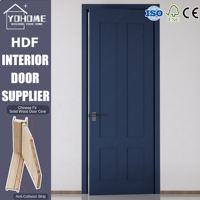 Canada Building Code Interior Timber Door Prehung Fir Core Acoustic 4-Panel Shaker Interior Door for Home Condo Apartment