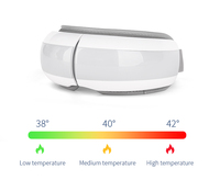 Phenitech Augen massage gerät mit Wärme, Augen therapie massage gerät mit Kompression, Vibration, Entspannungs musik, wiederauf ladbar