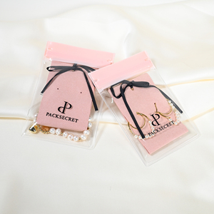 PackSecret Custom Gold Logo Necklace <b>Earring</b> Jewellery Lid <b>Gift</b> <b>Box</b> Magnet Jewelry Storage <b>Box</b> With Microfiber Cards - Product Image 6