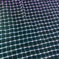 Écran de drone d'affichage à LED polychrome de maille de LED volante hautement transparente perméable au vent de P25 DC12V