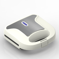 Nouveau Style Portable 2 tranches Électrique Sandwich Maker Grill Grille-pain Petit Déjeuner Gaufrier