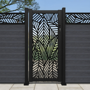 Panneaux de clôture décoratifs découpés au laser au design moderne Installation facile Feuille d'écran Sources peu renouvelables en métal <span class=keywords><strong>pour</strong></span> la sécurité domestique - Product Image 4